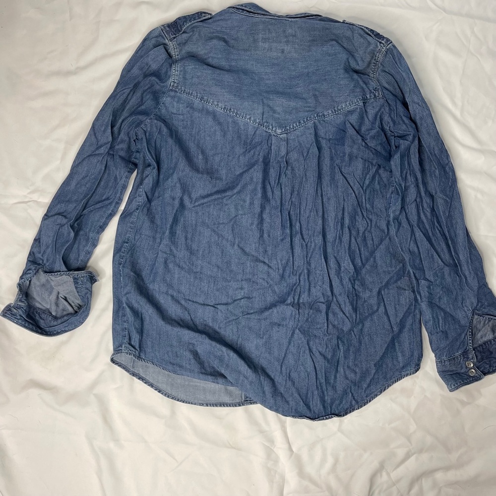 Express Denim Button Down - Picture 2 of 2